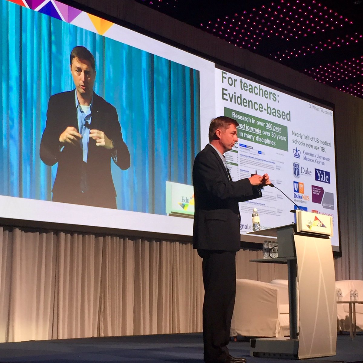 janehunter01's tweet photo. #edutechasia First keynote #briano'dwyer sharing principles of #teambasedlearning : immediate feedback is critical to performance #dldg2016 https://t.co/i7arSe9PAr