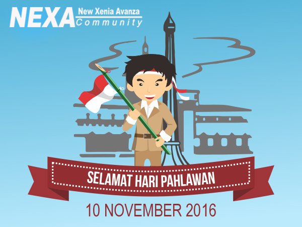 SELAMAT HARI PAHLAWAN 10 NOVEMBER 2016
<a href="/Nexa_ID/">NEXA Community</a>