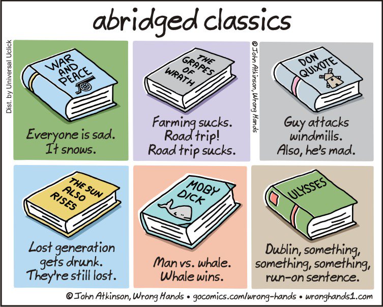 goodreads's tweet photo. Give us the "abridged" version of the last book you read! (via @WrongHands1) https://t.co/x5fMVbZHpu