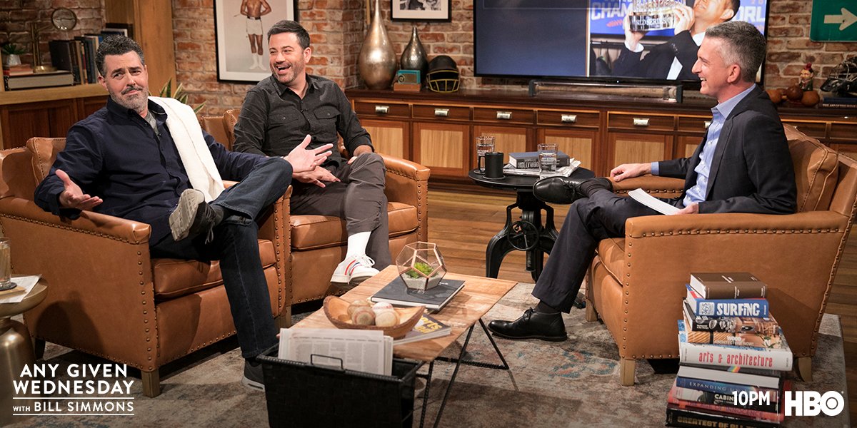 The final episode of #AnyGivenWednesday with <a href="/jimmykimmel/">Jimmy Kimmel</a> and <a href="/adamcarolla/">Adam Carolla</a> starts now on <a href="/HBO/">HBO</a>! 11 PM on HBO2 and streaming on <a href="/hbonow/">HBO NOW</a>