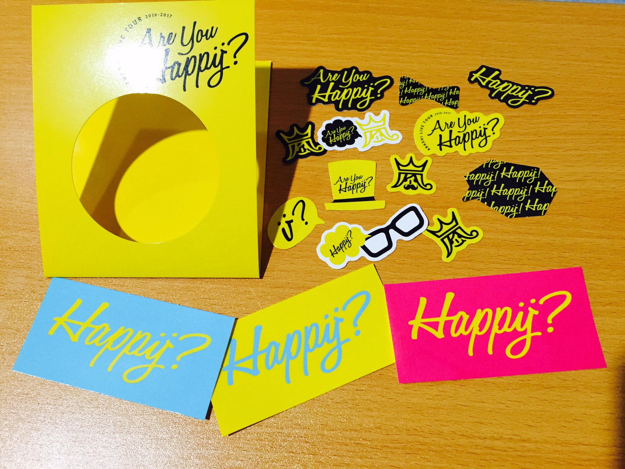 未開封✨】嵐 ライブグッズステッカーAre you Happy？