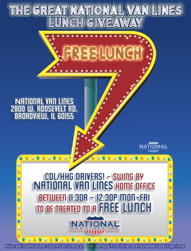 NatVanLines's tweet image. All Class A CDL over the road HHG drivers come to NVL 2800 W. Roosevelt Rd. Broadview, IL 60155 Mon - Fri 11:30a-12:30p free lunch.