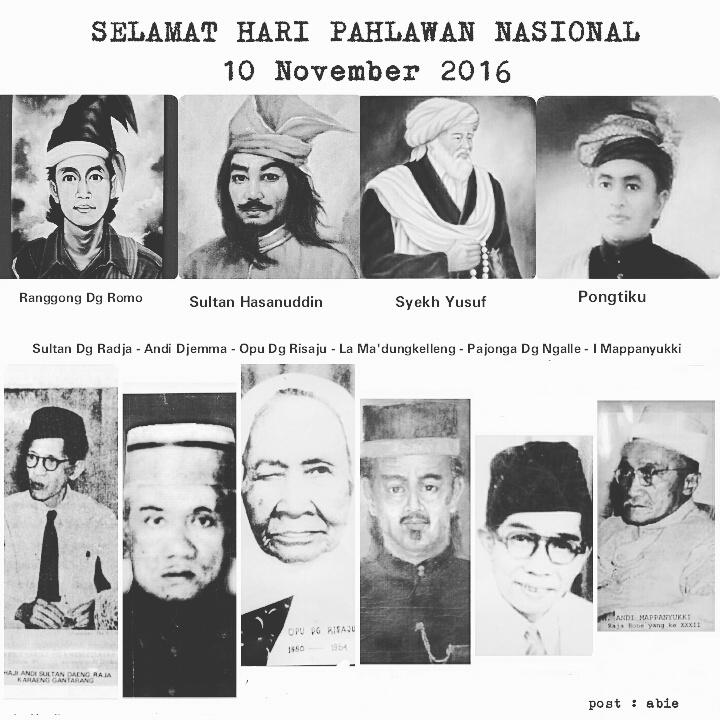 Selamat hari pahlawan kawan kawanku!