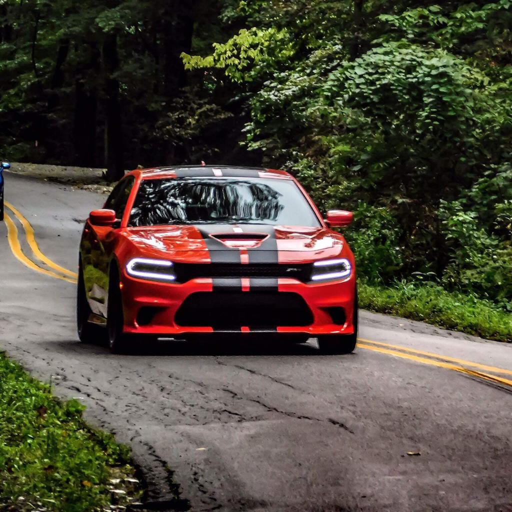 Dodge's tweet photo. Muscle redefined. (Photo credit: Brad C.) #ThatsMyDodge https://t.co/CrVnUcooVo
