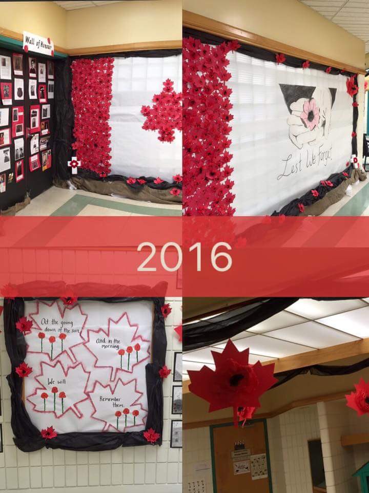 Proud of all <a href="/sunningdaleMJ/">Sunningdale Elementary School</a> does to honour Remembrance Day!