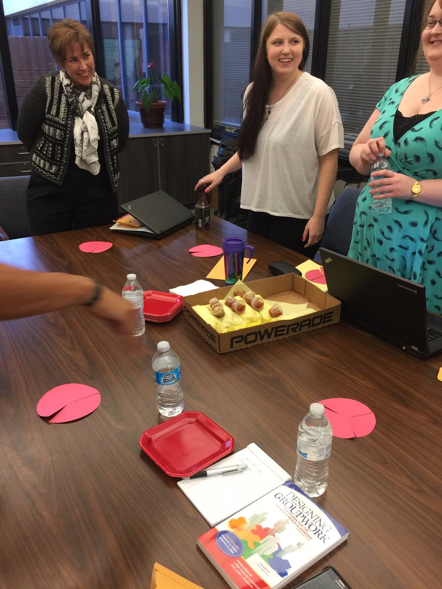 ASTG_Social's tweet photo. Our Cibola HS Differentiation team having fun with "Broken Circles" strategy. #designinggroupwork #collaboration @YUHSD https://t.co/dDFKasdyuv