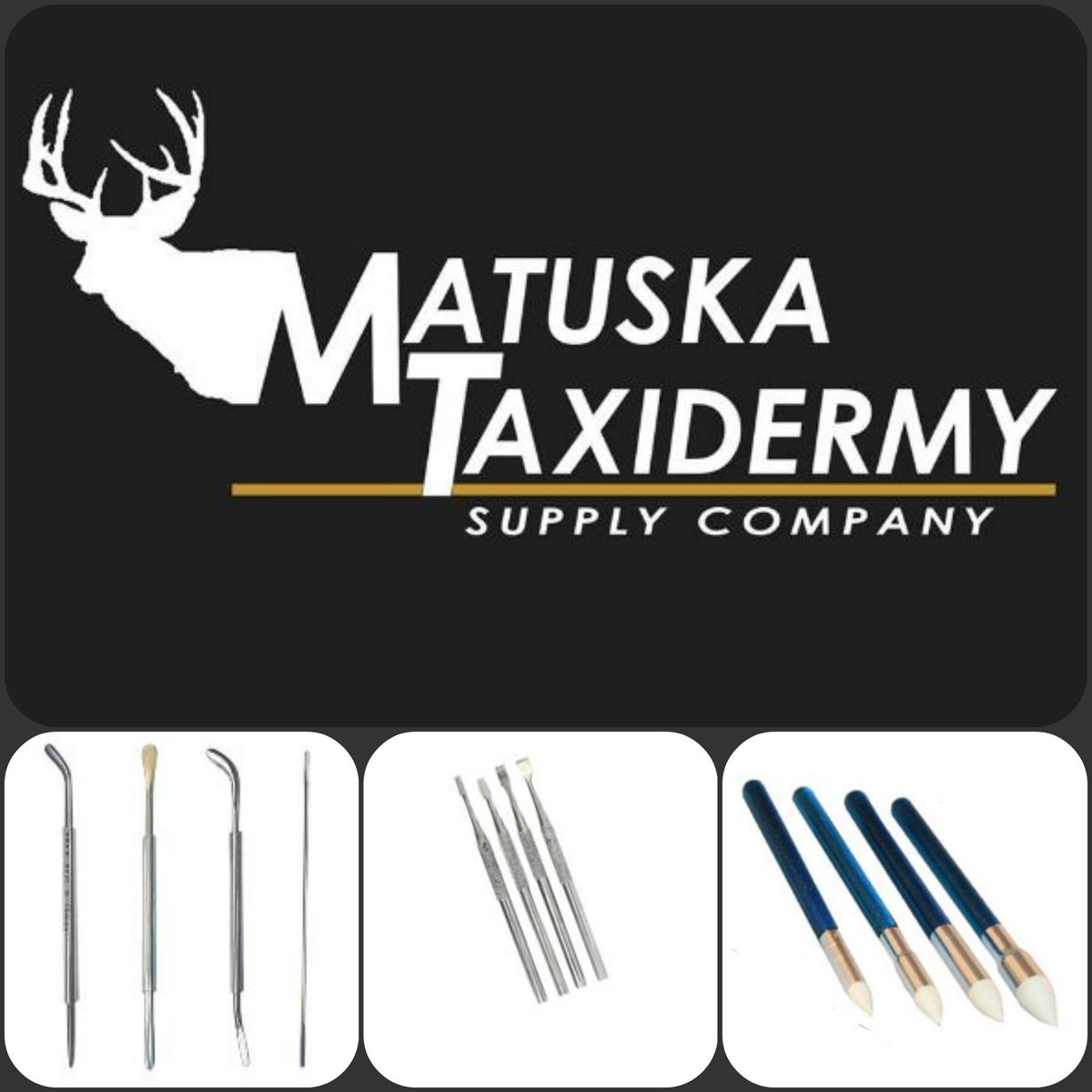 MatuskaSupplyCo's tweet image. Look to Matuska Taxidermy Supply Co for your hard to find modeling tools! #stainlesssteel modelbuildingtools #modelingtools #taxidermytools