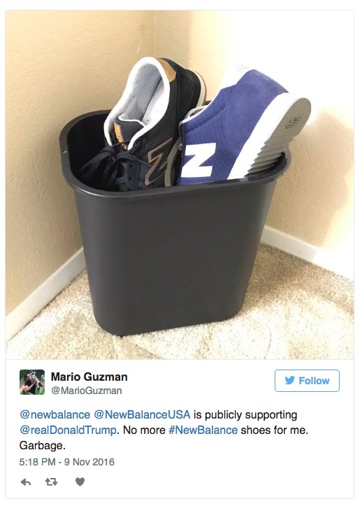 new balance donald trump twitter new balance donald trump twitter