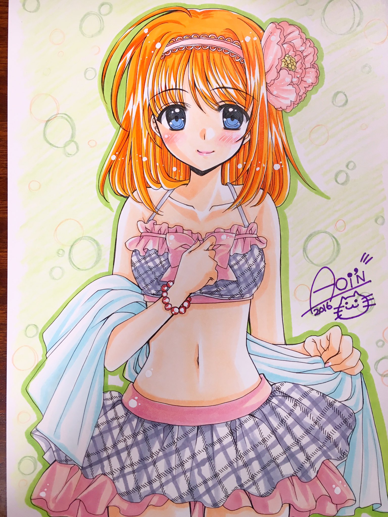 西又葵 SHUFFLE 芙蓉楓 版画（2025 新作 ミクスドメディア 西又