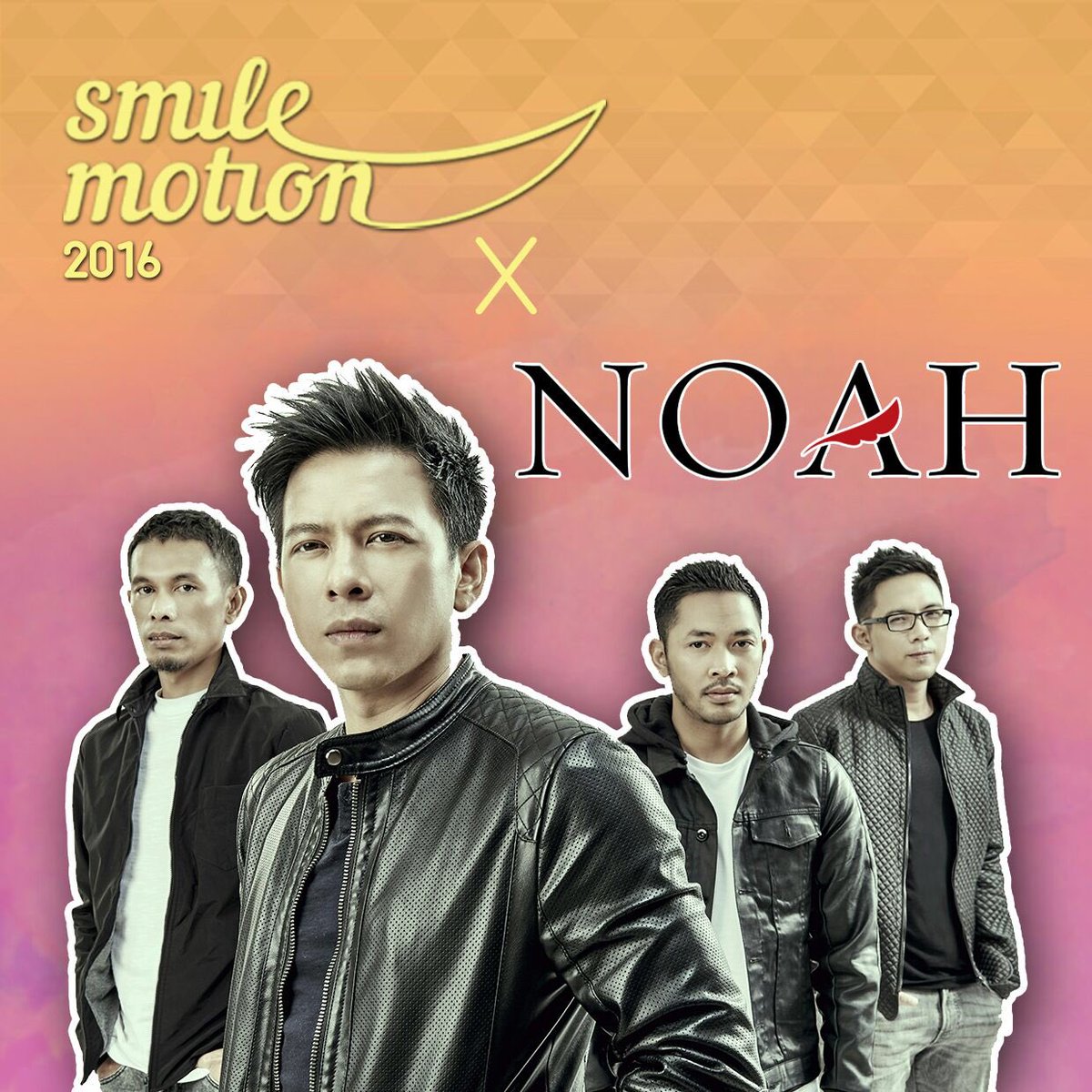 MusicaStudios's tweet photo. Hallo Bandung! @NOAH_ID akan tampil di acara @smilemotion2016 pda 17 Desember 2016. Jangan lupa beli tiketnya ya ✌🏻️ https://t.co/SnntUNSZGa
