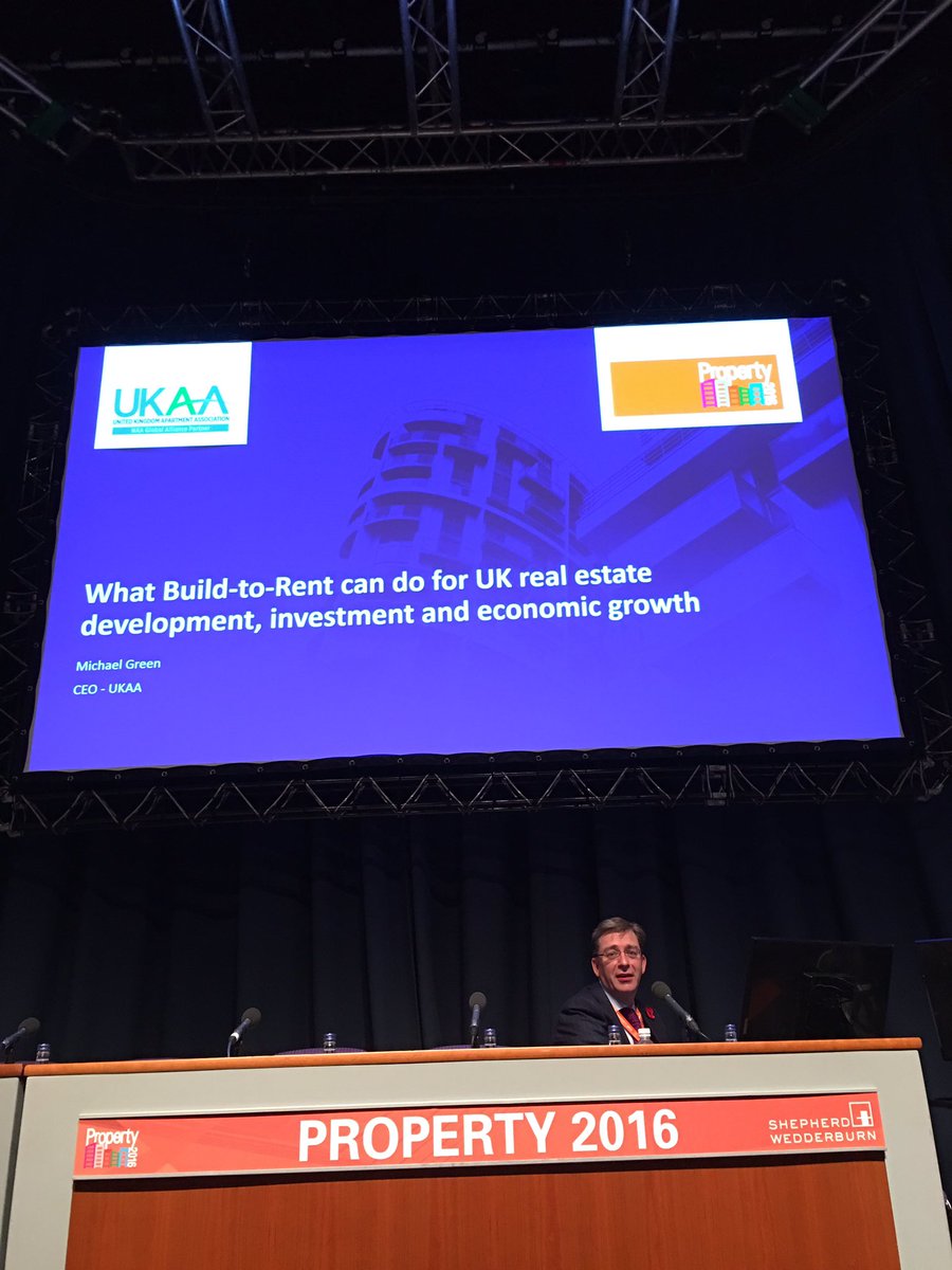 UKAAmichael's tweet photo. @TheUKAA @shepwedd #property2016 just about to present to delegates in Edinburgh the growing BTR story. What a great sector to be part of. https://t.co/2zMHBJa6CX