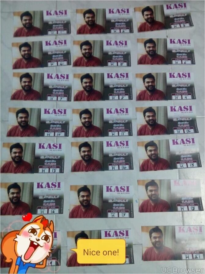 #AYMMagicalRideFromTomorrow <a href="/KasiTheatre/">Kasi Theatre</a> #FDFS tickets waiting for thalaivaaaaaaaaaaaaan entry🙌🙌🙌