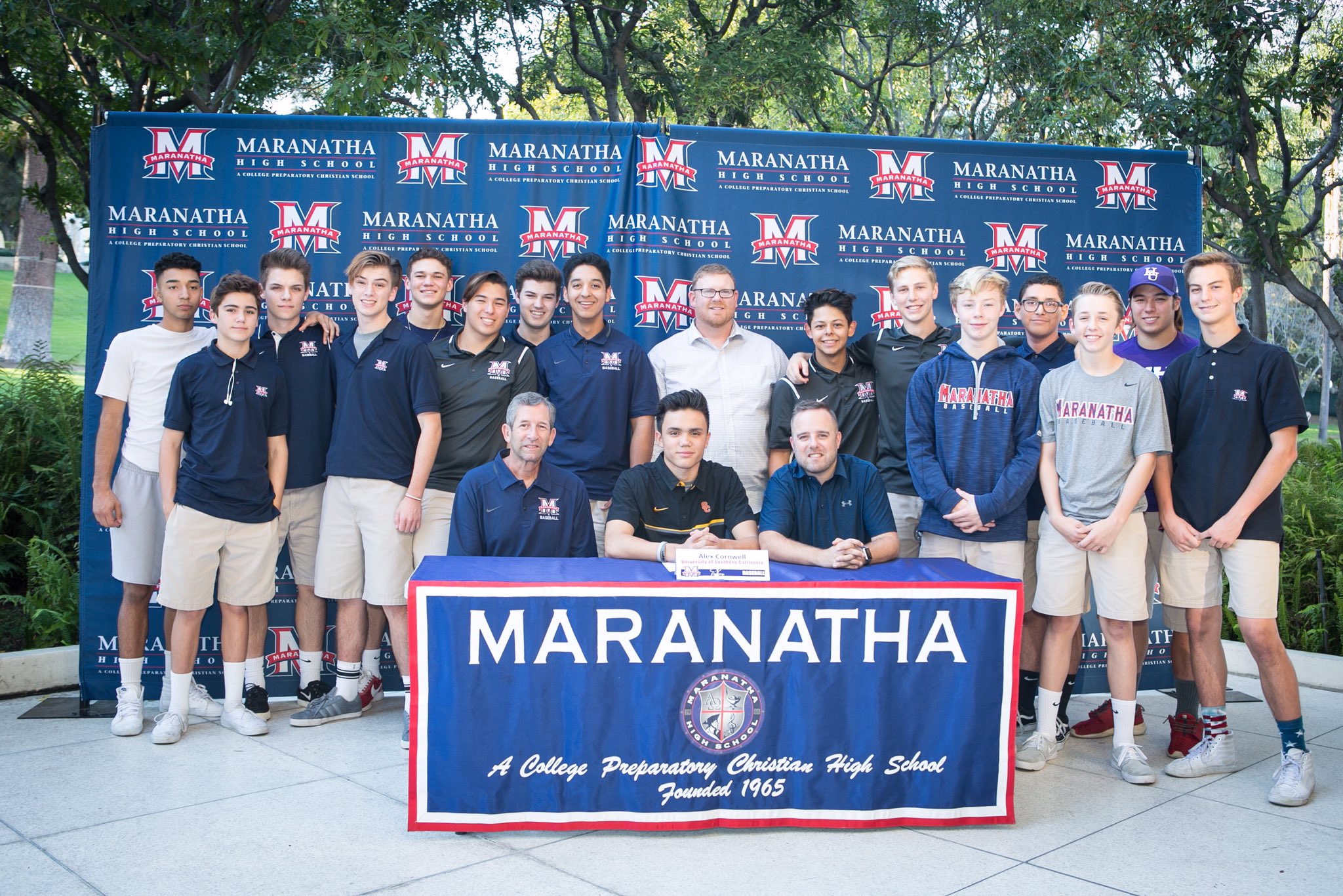 Maranatha Baseball On Twitter Today 2 Seniors Made Their College