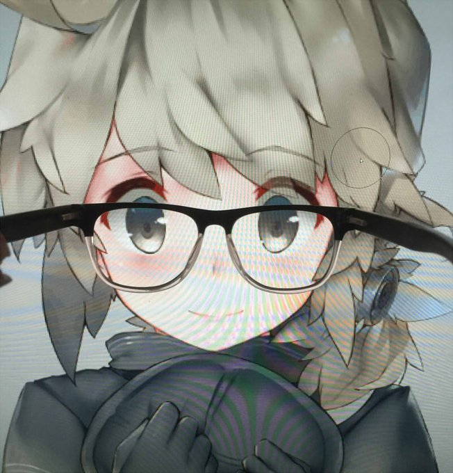 #戦艦少女R #マハン 眼鏡架用圖的測試,意外的適合黑框…【x 