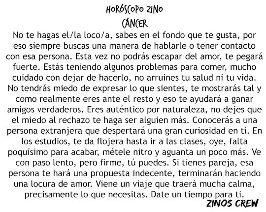 zinos__'s tweet image. #HoróscopoZino #Cáncer