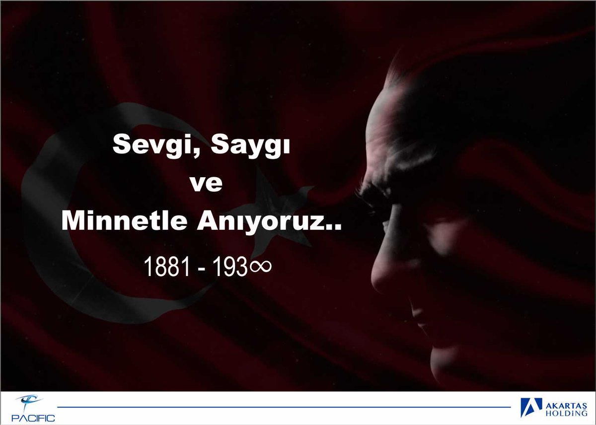 PasifikDnzclk's tweet photo. Sevgi, saygı ve minnetle anıyoruz! #10Kasım #MustafaKemalAtaturk #ÖzlüyoruzAtam #PasifikDenizcilik #PacificShippingGroup https://t.co/o665gyMxJv