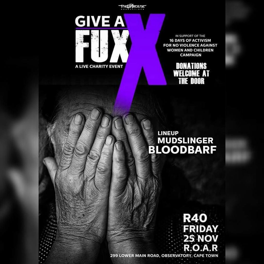 GIVE A FUXX: a live charity event in support of the 16 Days Of Activism For No Violence Ag… instagram.com/p/BMng0eDjRcH/