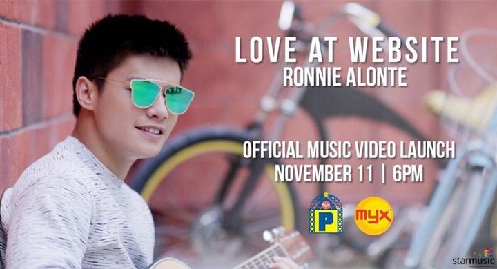 Hashtag_RonnieA's tweet photo. Abangan ang Music
Video Launch nang #LoveAtWebsite ni Ronnie Alonte sa November 11, 6pm #MYX https://t.co/Sj3ABhcMeb