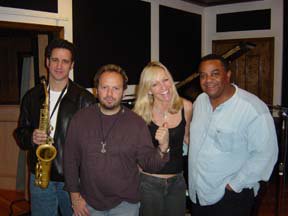 lisahiltonmusic's tweet photo. TBT - My very first band: #EricMarienthal on sax, #TalBergman on drums, and #ReggieMcBride on drums. https://t.co/L3B1OdedFt