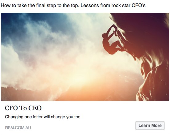 Boxburg's tweet image. Unusual to use "rock star" and "CFO" in the same sentence. Article I wrote for my friends at RSM landing.rsm.com.au/finsights-cfo-…
