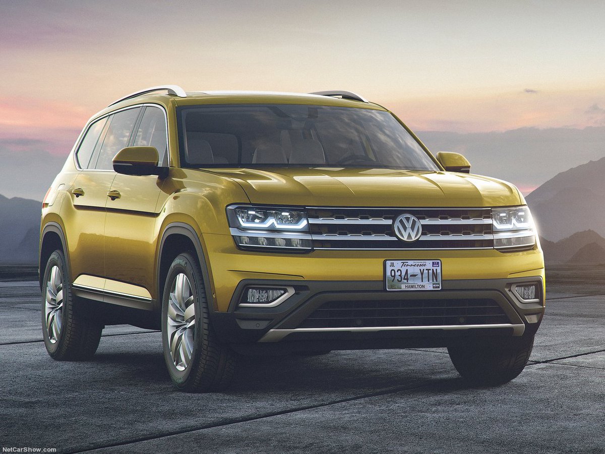 VW Atlas. 3 sira koltuklu buyuk SUV ilk resmi