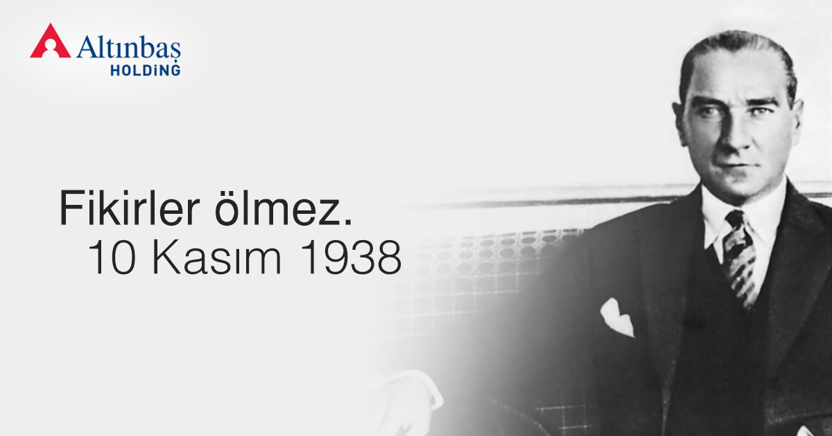 altinbasholding's tweet photo. Mustafa Kemal Atatürk'ü ölümünün 78. yıl dönümünde özlemle anıyoruz. https://t.co/1dTgnS3T7U