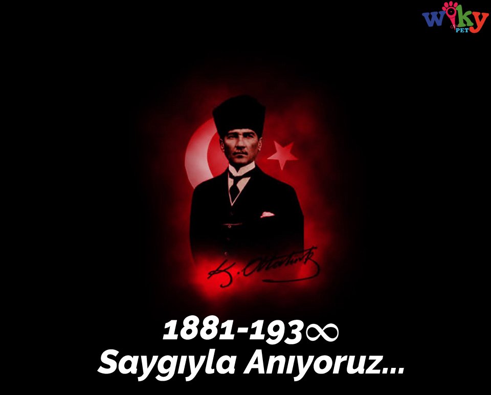 Atamızı Saygı, Minnet ve Özlemle Anıyoruz...
wikypet.com  
#ÖzlüyoruzAtam #MustafaKemalAtaturk #wikypet