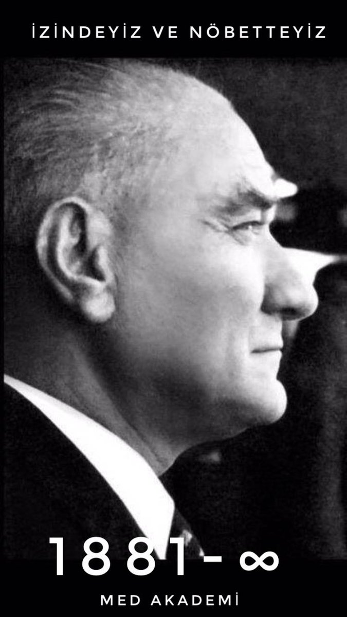 Sevgiyle ve Özlemle Anıyoruz 1881-∞       
#ÖzlüyoruzAtam #MustafaKemalAtaturk #MustafaKemalAtatürk #AtatürkDemek #İzindeyiz