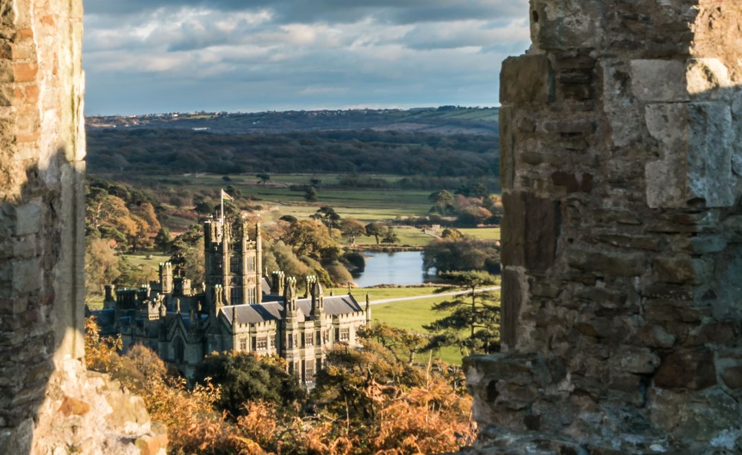 ? Our Pic of the Day is the perfectly framed Margam Castle, by Richard