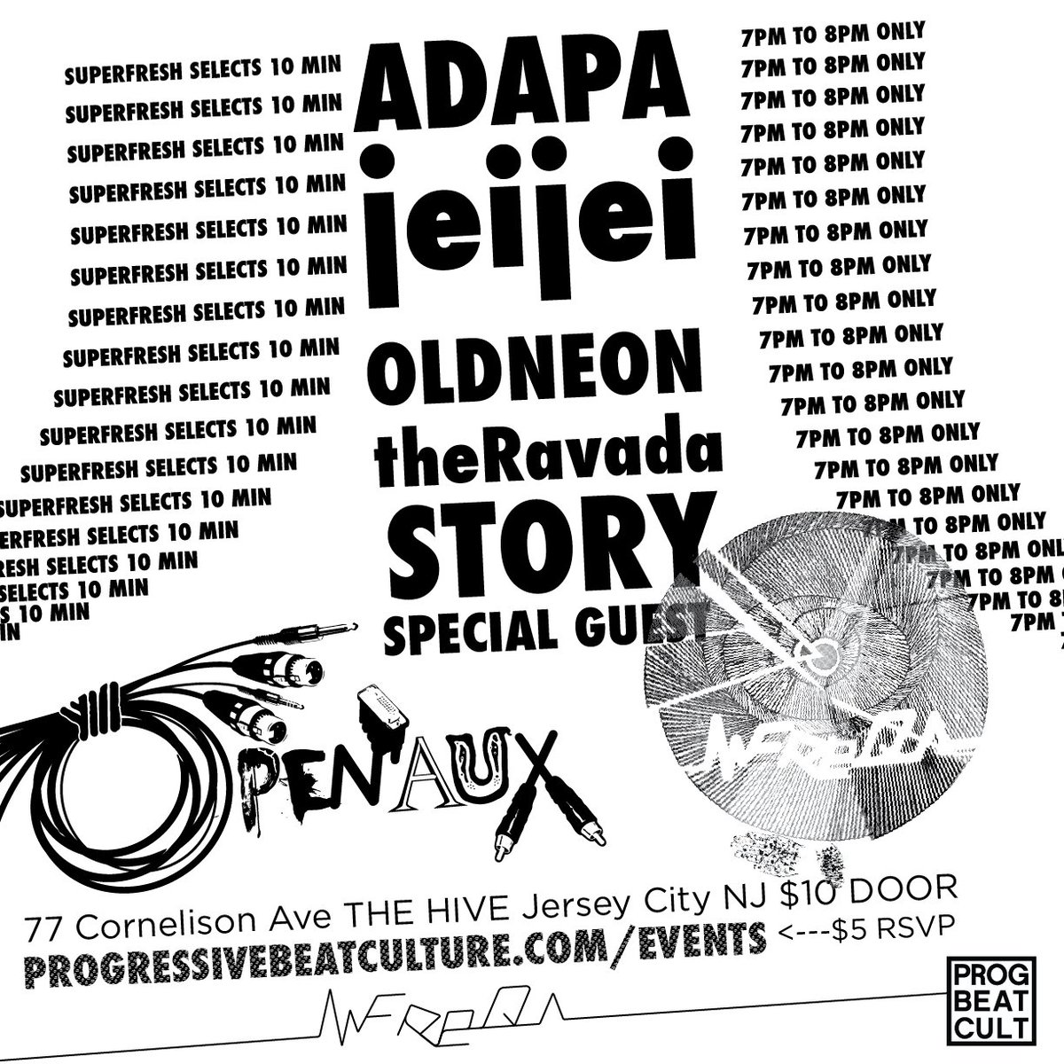 TheFREQShow_NJ's tweet image. @the_adapa , @thrvd, JeiJei &amp;amp; @_St0ry_  @_oldneon #openaux @PROGBEATCULT VOL .001 FRIDAY 7PM - RSVP progressivebeatculture.com/freqshow/freqo…