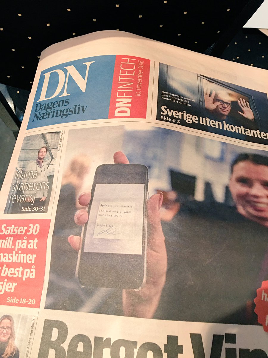 frkVivi's tweet image. Egen avis for konferansen... 
#DNFintech #Fintech