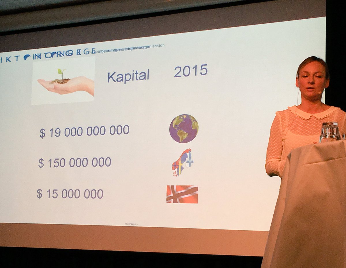 frkVivi's tweet image. Det satses for lite på fintech i Norge. @LivFreihow på #DNfintech