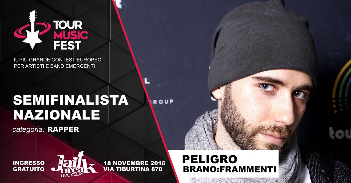 andrea_peligro's tweet photo. @tourmusicfest non ti temo!
Ci vediamo a Roma, venerdì 18 novembre, pronti per una grande serata di musica!
#PeligroMusic #TMF #TMF2016 https://t.co/ilyJrUuePe