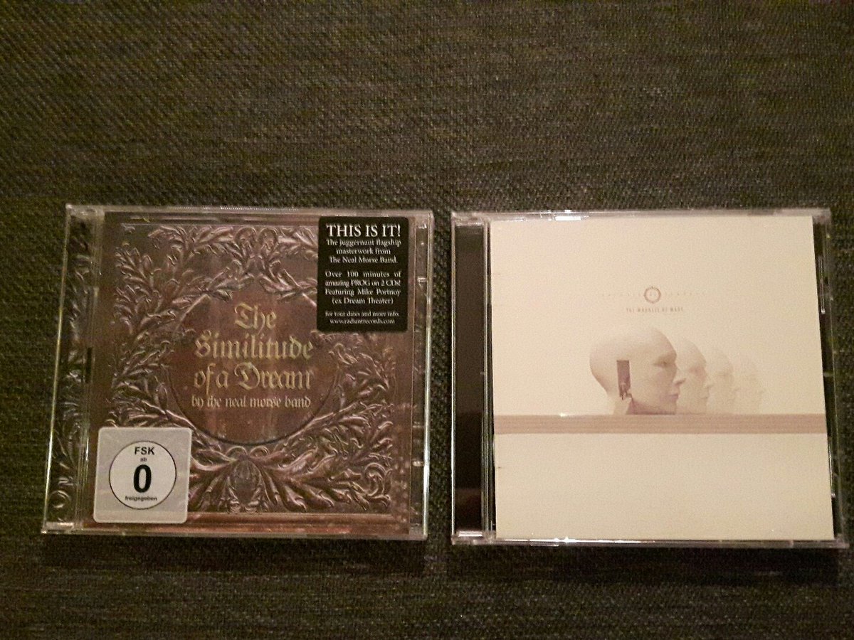 Got these beauties a day early! Soo... which one should I listen to first? <a href="/AnimalAsLeader/">Animals As Leaders</a> <a href="/nealmorse/">neal morse</a> <a href="/MikePortnoy/">Mike Portnoy 🤘</a>