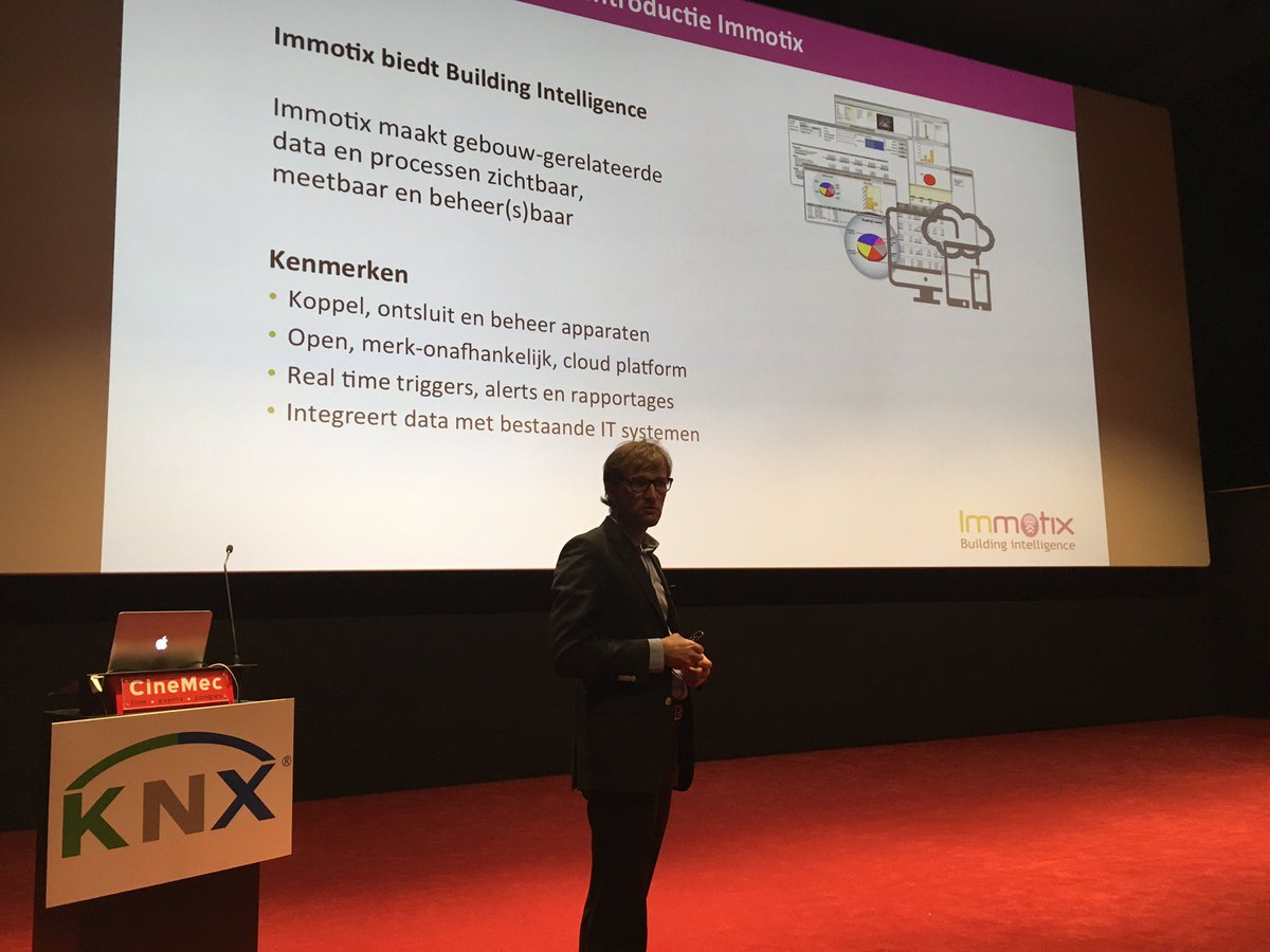 KNXprofs's tweet photo. @immotix zoekt partnership @KNXprofs; samen via software info uit KNX gebouwautomatisering te halen en bruikbare info van te maken #ncga2016 https://t.co/iSOKmQzOad