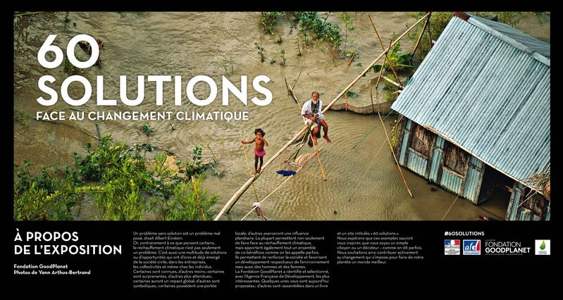 AFD_France's tweet photo. L'exposition #60solutions, créée par l'AFD, @GoodPlanet_ & @Yann_A_B à découvrir durant la @COP22 ! ►https://t.co/mjAOJfhTCz @ArkaneArtcop22 https://t.co/XAtxSipeno