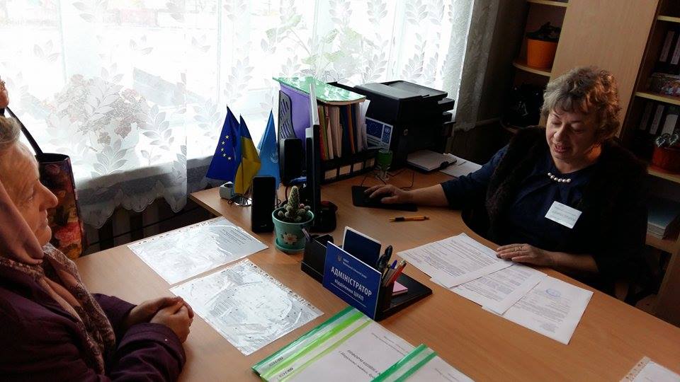 CBAProject's tweet photo. Life becomes easier for villagers in Zhadiv where remote branch of Myliachy CASD was created with support of @EUDelegationUA @UNDPUkraine! https://t.co/Fxm8Vad3Rz