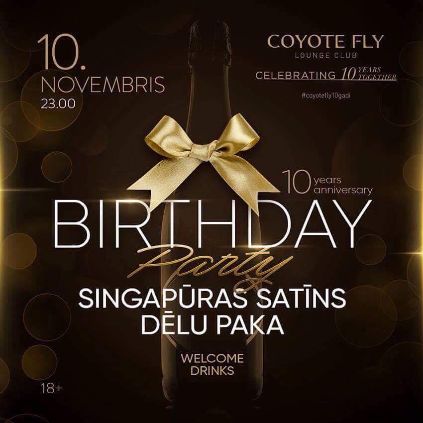 Pabrīdini savu ģimeni, draugus un paziņas. Šonakt <a href="/CoyoteFly/">Coyote Fly</a> kāpsim uz skatuves kopā ar <a href="/SingapurSatins/">SINGAPŪRAS SATĪNS</a>. Laikam normāli puiši. Tiekās! 💦🔜