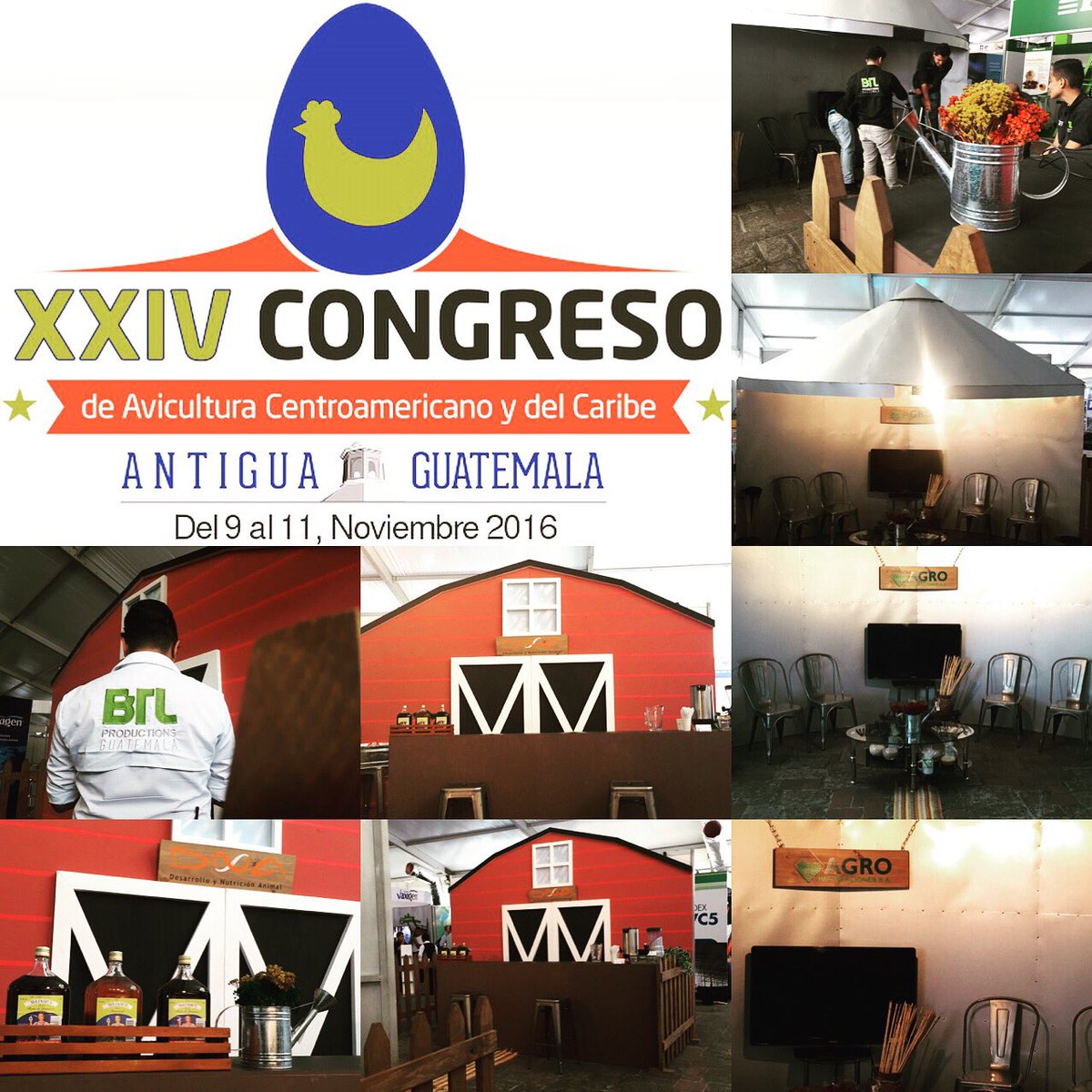 btl_gt's tweet photo. Stands para #AGRO y #DNA dentro del #CongresoAvicolaCentroamericanoyDelCaribe produce @btl_gt https://t.co/NFfP1BBSd7 #ProduccionesUnicas https://t.co/DXavptfx1R