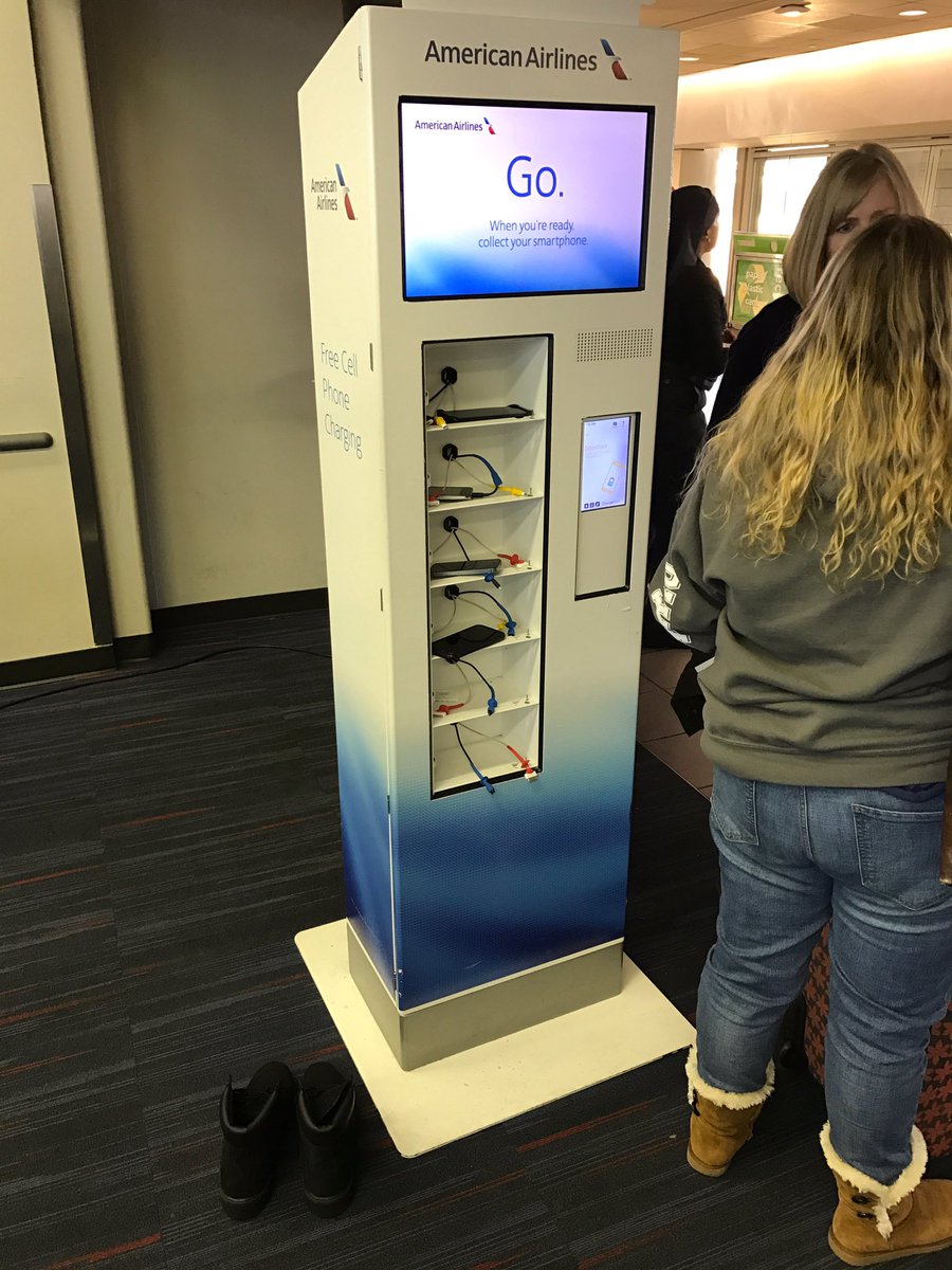 ChargeCube's tweet photo. Hey Philadelphia Airport and @AmericanAir, please use our @ChargeCube powered by @ChargeBox.  #AllChargedUp https://t.co/JG1tFqSc9B