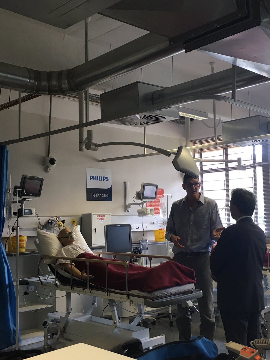 Our hospital simulation is benchmarked against the Baragwanath Hospital.