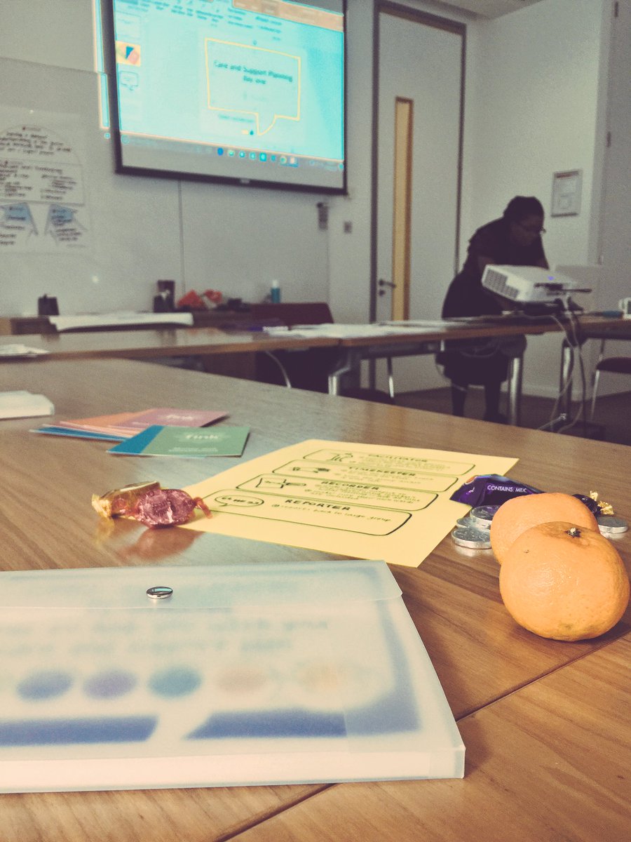 JonHSAUK's tweet photo. Great preparation by Alina and Sharon from @EastThamesGroup delivering training today on care and support plans. https://t.co/OaAPnmWk34