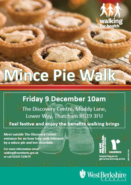 walkingWB's tweet image. Join us for a festive walk and mince pie on Friday 9th December @BBOWT_NatureDC Thatcham