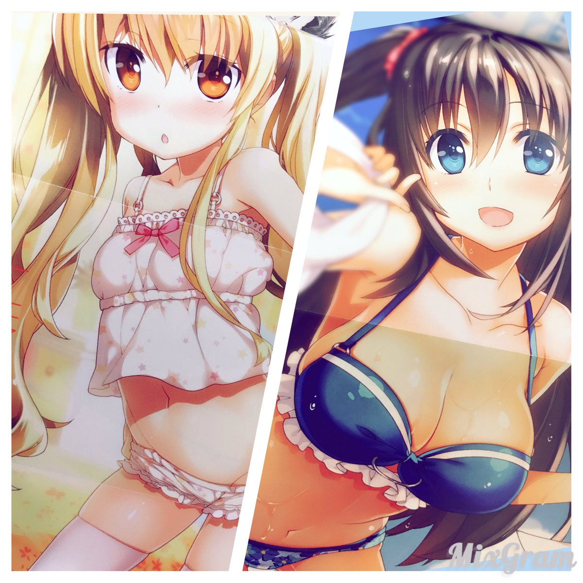 『29とJK』
2巻の見本が届いたので
中のピンナップもデータでなく
撮ってみた(๑⃙⃘ˊ꒳​ˋ๑⃙⃘)

おっきいのとちっちゃいの、
どっちがいいですか(*¯ω¯*) 