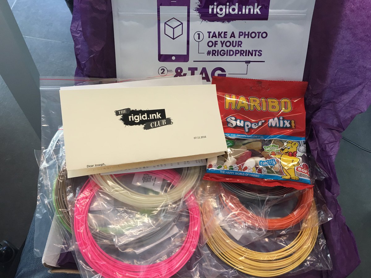 3DMakerNoob's tweet photo. #OMG happy days!!!! @rigidink #3Dprinting #ABSplus #betatester https://t.co/FKsqbkSiY7