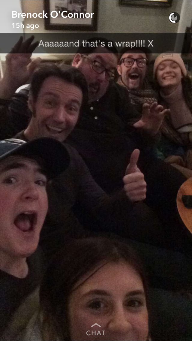 Annnnd that's a wrap x <a href="/Brenock_OConnor/">Brenock O'Connor/McGovern</a> <a href="/BromleyBoysFilm/">The Bromley Boys</a> <a href="/ewenmacintosh/">Ewen MacIntosh</a> <a href="/thebromleyboys/">Dave Roberts</a> thank you guys!!