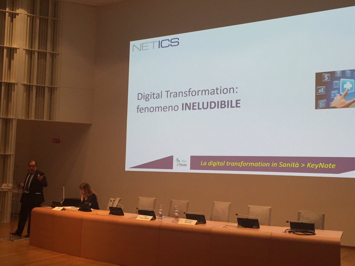 fabio_pettinari's tweet photo. Oggi pomeriggio a S@alute2016 viene presentata la ricerca UCC in Sanità di #Netics con il supporto di #Mitel https://t.co/BVvAq7HF59