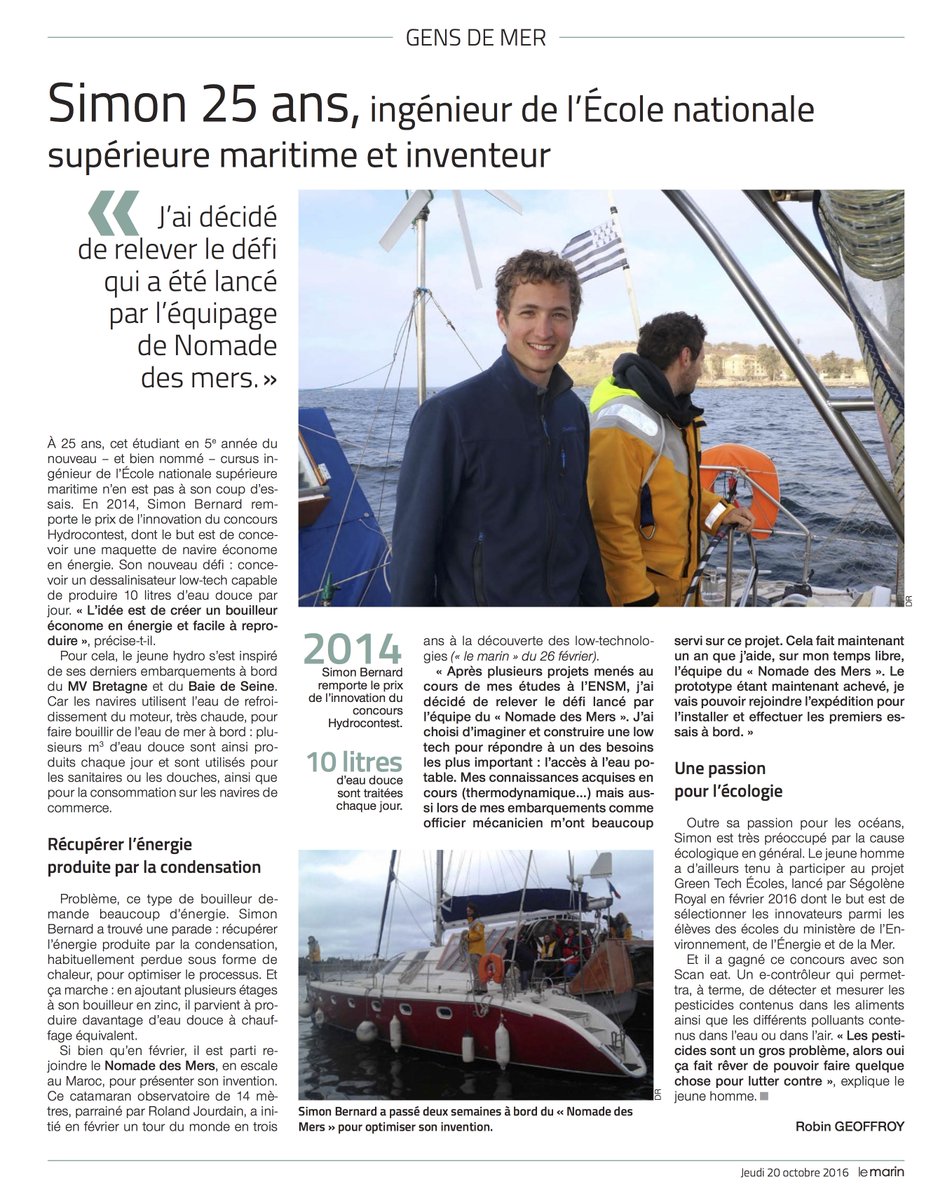 Great to see our #HydroContest Alumnis getting started with their projects!

Congrats @simn_bernard for the hard work on #energyefficiency !