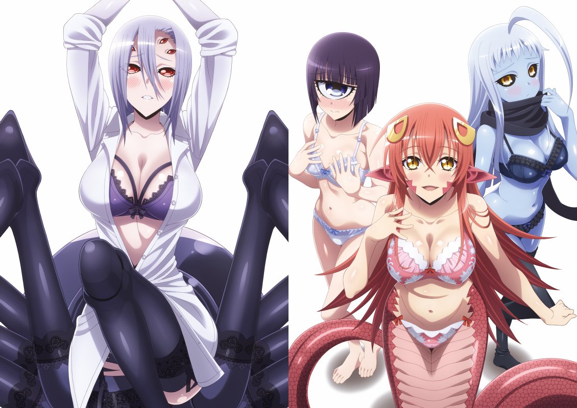 Monster Musume no Iru Nichijou OAD 2 bundled w/ LE manga vol.12; on sale Ap...