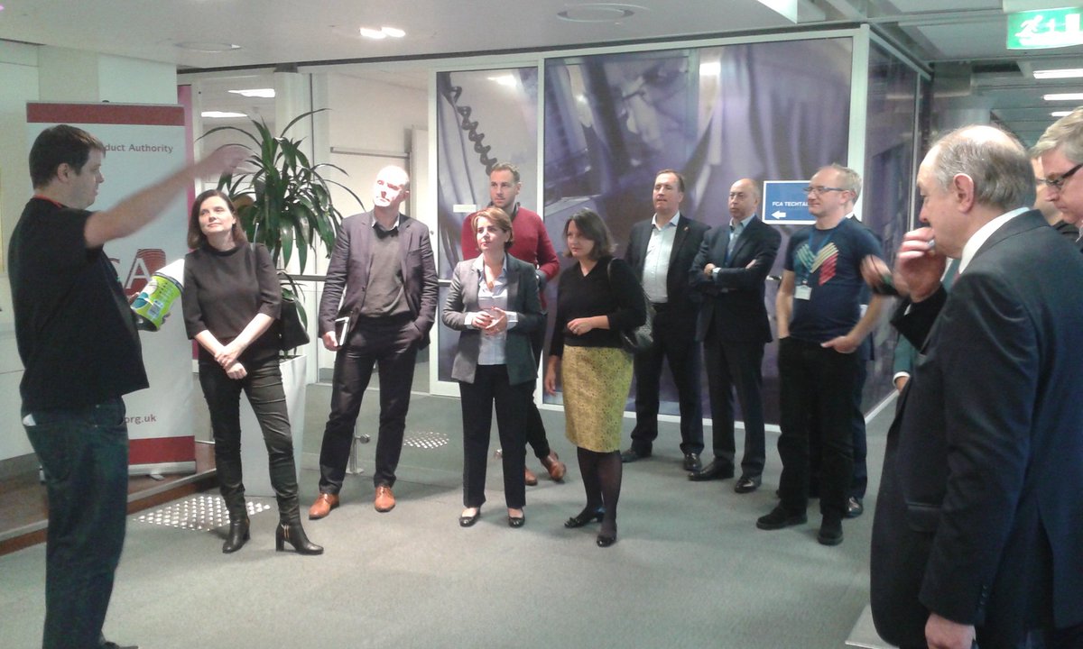 GoDigitalPA's tweet image. Our VIP judges have arrived for the #fcasprint &amp;amp; are starting with a tour of PA's #innovation products @PA_Consulting